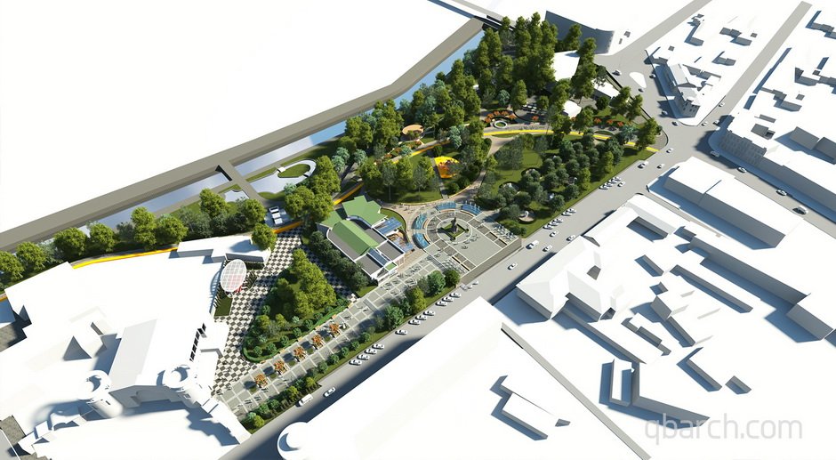 реконструкция Центрального Парка Культуры и Отдыха в Симферополе